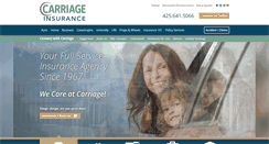 Desktop Screenshot of carriageinsuranceagency.com